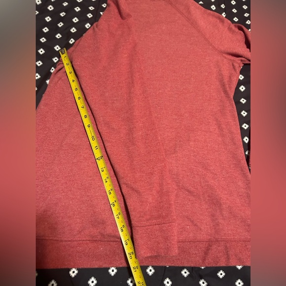 Davina red soft long sleeve sweater w/ pockets-size l - Picture 3 of 11